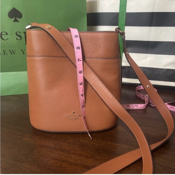 Kate Spade Tan Leather Bucket Bag - Picture 3 of 6